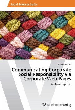 Communicating Corporate Social Responsibility via Corporate Web Pages