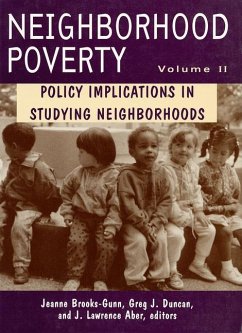 Neighborhood Poverty: Policy Implications in Studying Neighborhoods Volume 2