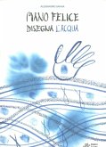 Mano felice disegna l'acqua Mano felice disegna l'acqua