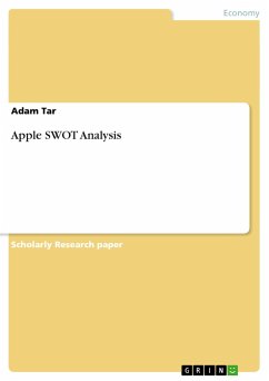 Apple SWOT Analysis - Tar, Adam