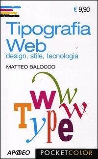 Cover Tipografia web. Design, stile, tecnologia