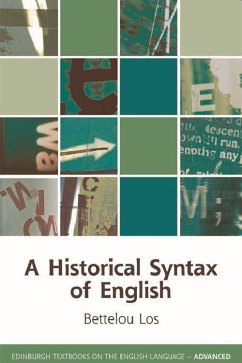A Historical Syntax of English - Los, Bettelou