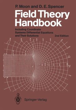 Field Theory Handbook. Including Coordinate Systems, Differential Equations and their Solutions. - Moon, P[arry] [Hiram]; Spencer, D[omina] E[berle].