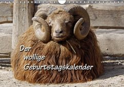 Der wollige Geburtstagskalender (Wandkalender immerwährend DIN A4 quer) - Berg, Martina