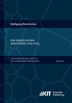 Cover Zur Grenzflächenanisotropie von SrTiO3