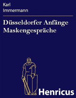 Cover Düsseldorfer Anfänge Maskengespräche (eBook, ePUB)