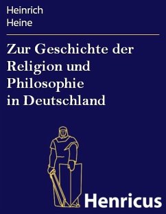 Cover Zur Geschichte der Religion und Philosophie in Deutschland (eBook, ePUB)