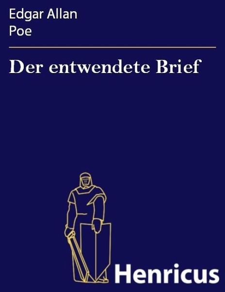 Der entwendete Brief (eBook, ePUB) Der entwendete Brief (eBook, ePUB)