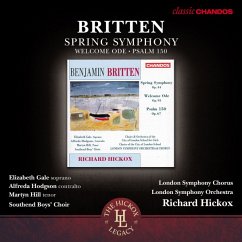Spring Symphony/Welcome Ode/Psalm 150 - Hickox/Gale/Hodgson/Hill/Lso/+