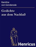 Gedichte aus dem Nachlaß (eBook, ePUB)