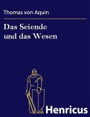 Das Seiende und das Wesen (eBook, ePUB)