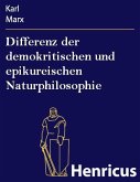 Differenz der demokritischen und epikureischen Naturphilosophie (eBook, ePUB)