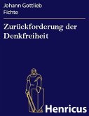 Zurückforderung der Denkfreiheit (eBook, ePUB)