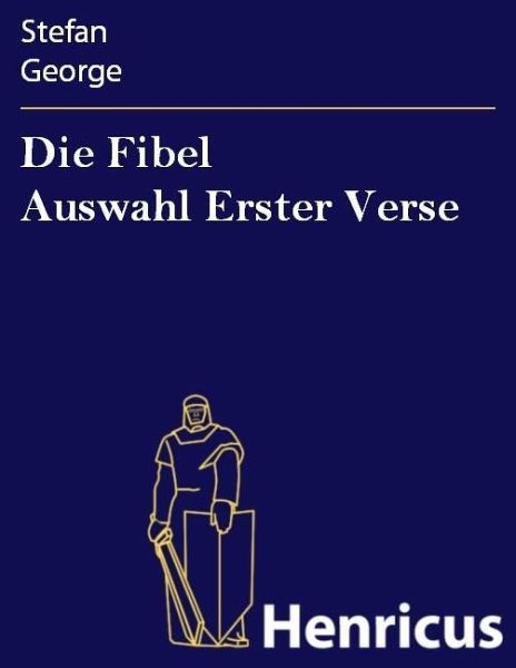 Die Fibel Auswahl Erster Verse (eBook, ePUB)