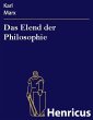Das Elend der Philosophie (eBook, ePUB) - Bild 1