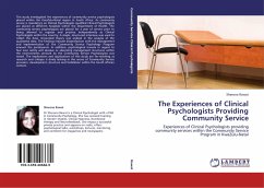 The Experiences of Clinical Psychologists Providing Community Service