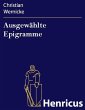 Ausgewählte Epigramme (eBook, ePUB) - Bild 1