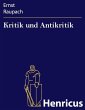 Kritik und Antikritik (eBook, ePUB) - Bild 1