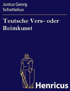 Cover Teutsche Vers- oder Reimkunst (eBook, ePUB)