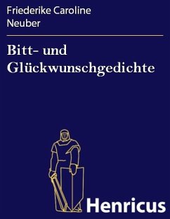 Cover Bitt- und Glückwunschgedichte (eBook, ePUB)