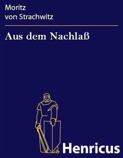 Cover Aus dem Nachlaß (eBook, ePUB)