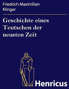 Cover Geschichte eines Teutschen der neusten Zeit (eBook, ePUB)