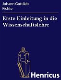 Erste Einleitung in die Wissenschaftslehre (eBook, ePUB)