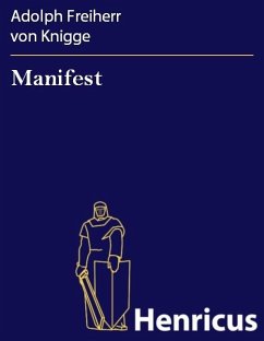 Manifest (eBook, ePUB) - Knigge, Adolph Freiherr von