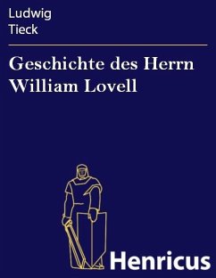 Cover Geschichte des Herrn William Lovell (eBook, ePUB)