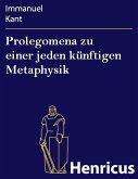 Prolegomena zu einer jeden künftigen Metaphysik (eBook, ePUB)