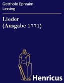 Lieder (Ausgabe 1771) (eBook, ePUB)