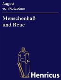 Menschenhaß und Reue (eBook, ePUB)