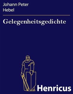 Cover Gelegenheitsgedichte (eBook, ePUB)
