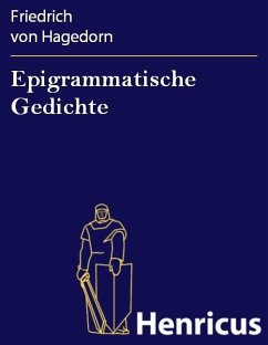 Cover Epigrammatische Gedichte (eBook, ePUB)