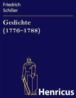 Gedichte (1776-1788) (eBook, ePUB) - Schiller, Friedrich