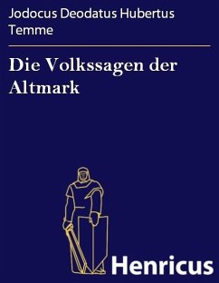 Cover Die Volkssagen der Altmark (eBook, ePUB)