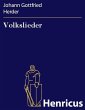 Volkslieder (eBook, ePUB) - Bild 1