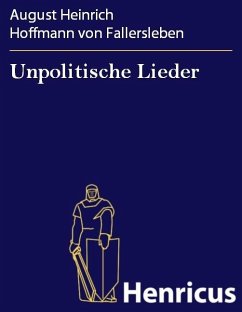 Cover Unpolitische Lieder (eBook, ePUB)