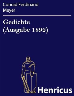 Cover Gedichte (Ausgabe 1892) (eBook, ePUB)