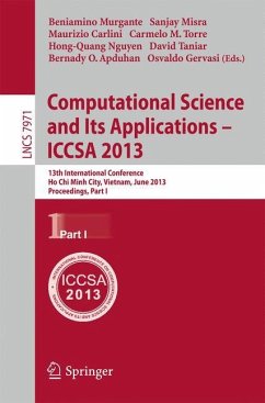 Computational Science and Its Applications -- ICCSA 2013