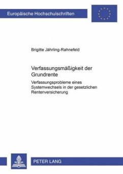 Verfassungsmäßigkeit der Grundrente - Jährling-Rahnefeld, Brigitte