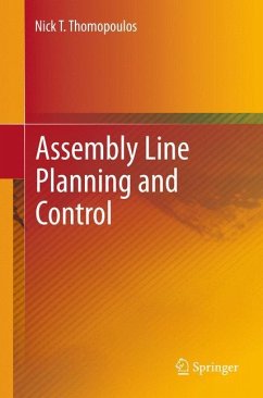 Assembly Line Planning and Control - Thomopoulos, Nick T.