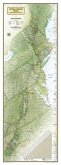 National Geographic Appalachian Trail Wall Map Wall Map - Laminated (18 X 48 In)