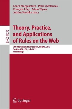 Cover Theory, Practice, and Applications of Rules on the Web