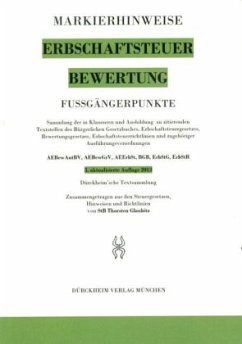 Cover Erbschaftsteuer (ErbSt) & Bewertung, Markierhinweise/Fußgängerpunkte