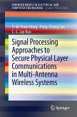 Signal Processing Approaches to Secure Physical Layer Communications in Multi-Antenna Wireless Systems