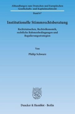 Institutionelle Stimmrechtsberatung - Schwarz, Philip