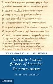 The Early Textual History of Lucretius' de Rerum Natura - Butterfield, David