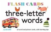 Three-Letter Words - Flash Cards