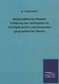 Geographische Namen - Schlemmer, K.